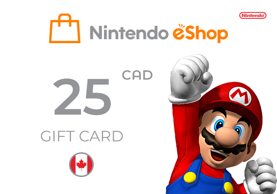 Nintendo eShop Card 25 CAD