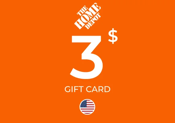 The Home Depot Gift Card 3 USD