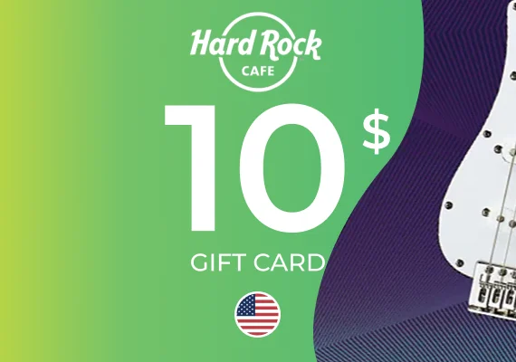 Hard Rock Cafe Gift Card 10 USD Key - UNITED STATES