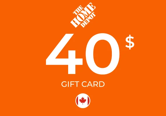 The Home Depot Gift Card 40 CAD