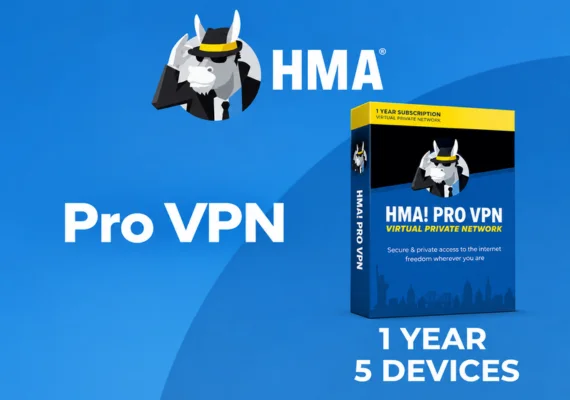 HMA! Pro VPN (1 Year / 5 Devices)