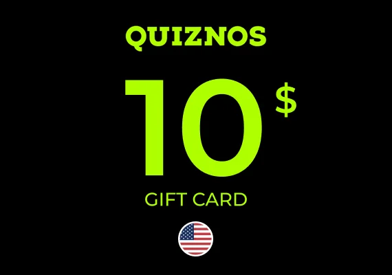 Quiznos Gift Card 10 USD