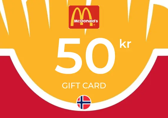 McDonald's Gift Card 50 NOK