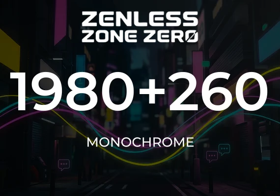 Zenless Zone Zero - 1980 + 260 Monochrome