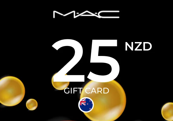 M.A.C Cosmetics Gift Card 25 NZD