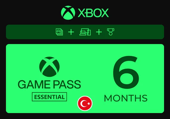  Xbox Game Pass Core (Essential) 6 Months