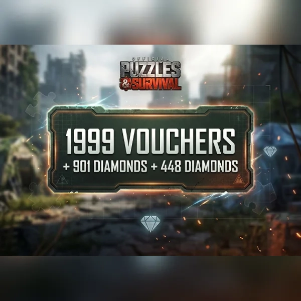 Puzzles & Survival - 1999 Vouchers + 901 Diamonds + 448 Diamonds Direct Top-Up - GLOBAL
