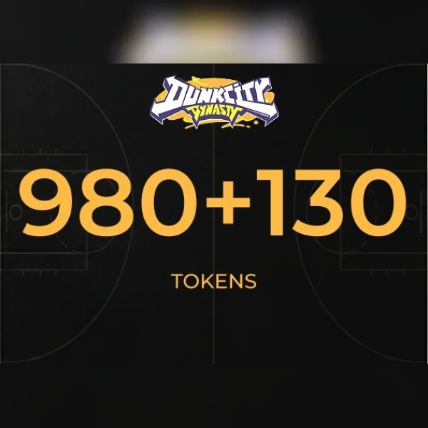 Dunk City Dynasty - 980 + 130 Tokens Direct Top-Up - Global