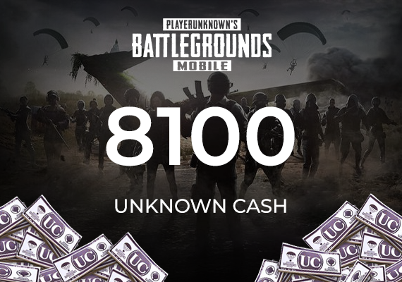 PUBG Mobile 8100 UC (Unknown Cash) Official website