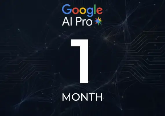  Google AI Pro: Gemini Advanced - 1 Month Non-Stackable
