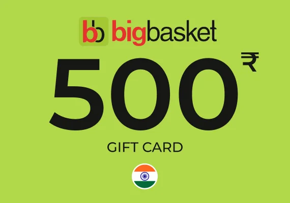 Bigbasket Gift Card 500 INR