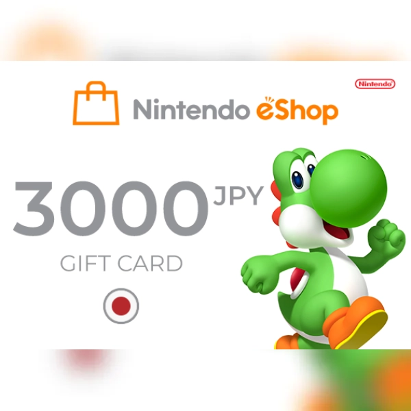 Nintendo Eshop Cards Nintendo Eshop Card 3000 Jpy Key - Japan