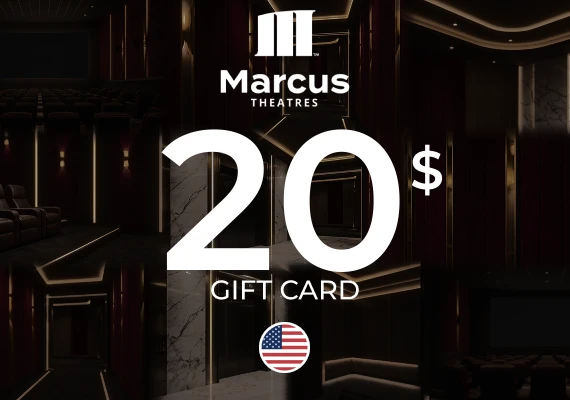 Marcus Theaters Gift Card 20 USD