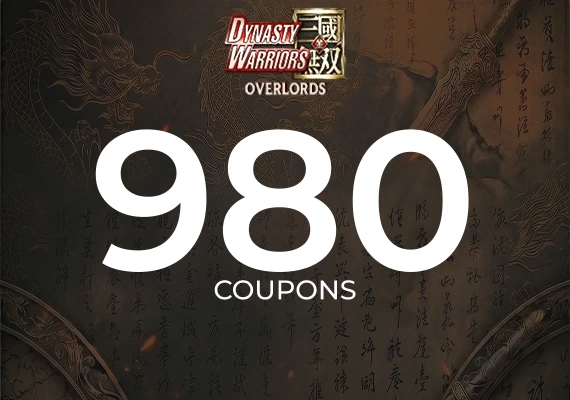 Dynasty Warriors: Overlords - 980 Coupons