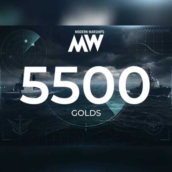 Modern Warships - 5500 Gold Direct Top-Up - GLOBAL