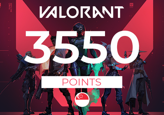 VALORANT Gift Card - 3550 Valorant Points Riot Games Key - SINGAPORE