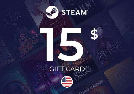 Steam Wallet Gift Card 15 USD Steam Wallet Gift Card 15 USD