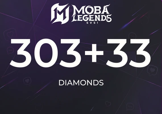 Moba Legends - 303 Diamonds + 33 Bonus