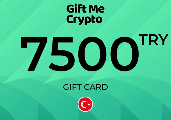 Gift Me Crypto Gift Card 7500 TRY