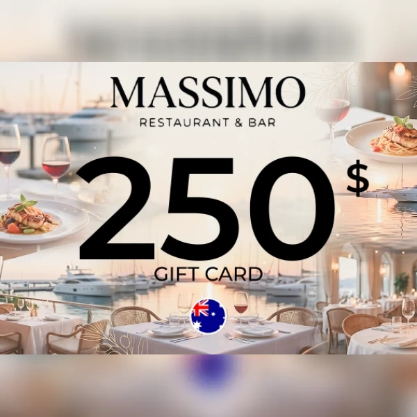 Massimo Restaurant & Bar Gift Card 250 AUD Key - AUSTRALIA