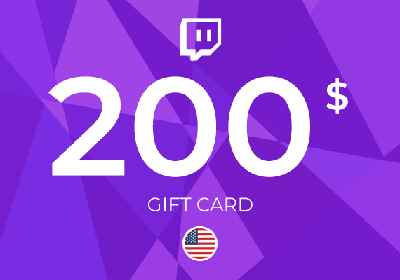 Twitch Gift Card 200 USD