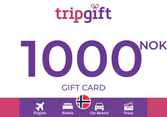 TripGift Gift Card 1000 NOK