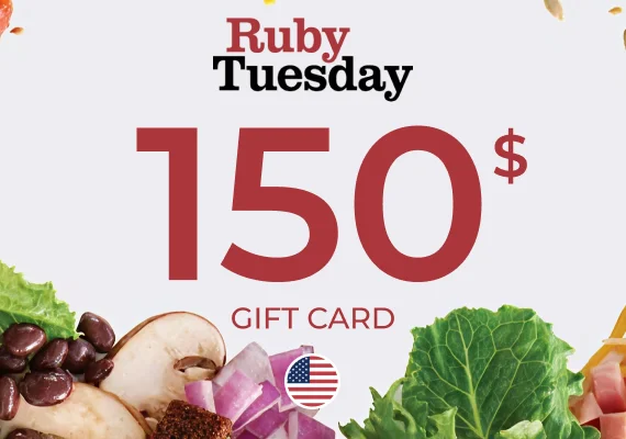 Ruby Tuesday Gift Card 150 USD Key - UNITED STATES