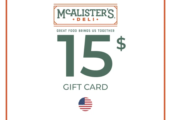 McAlister’s Gift Card 15 USD Key - UNITED STATES