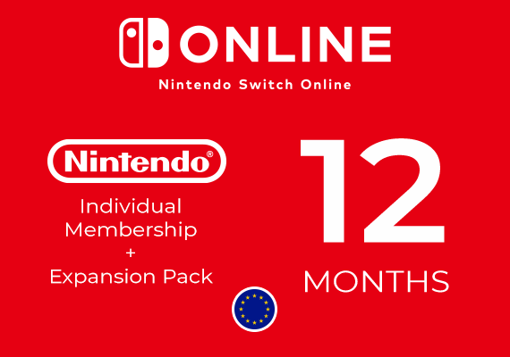 Nintendo Switch Online Family Membership 12 Months Expansion Pack Key EU