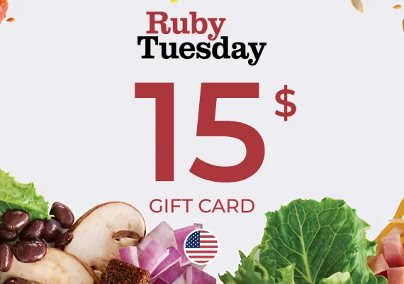 Ruby Tuesday Gift Card 15 USD