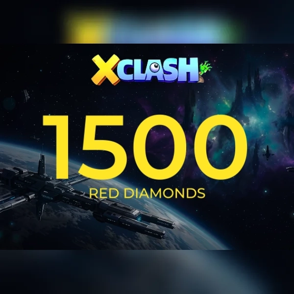 X-Clash - 1,500 Red Diamonds Direct Top-Up - GLOBAL
