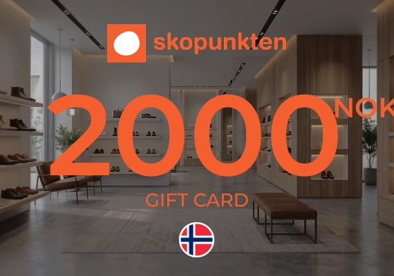 Skopunkten Gift Card 2000 NOK