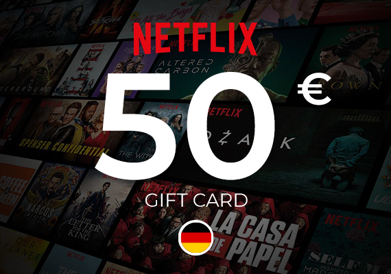 Netflix Gift Card 50 EUR Netflix Gift Card 50 EUR