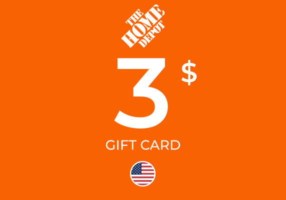 The Home Depot Gift Card 3 USD