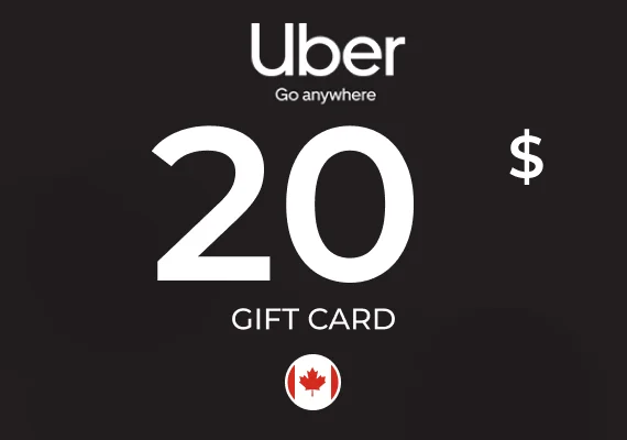 Uber Rides Gift Card 20 CAD