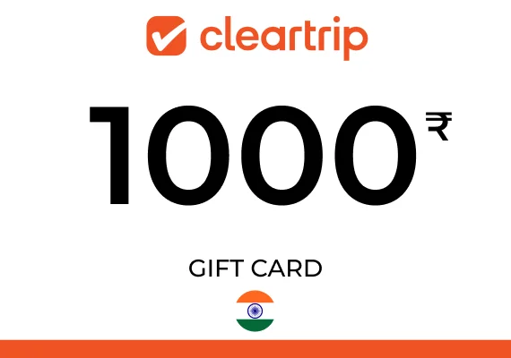 Cleartrip Hotels Gift Card 1000 INR
