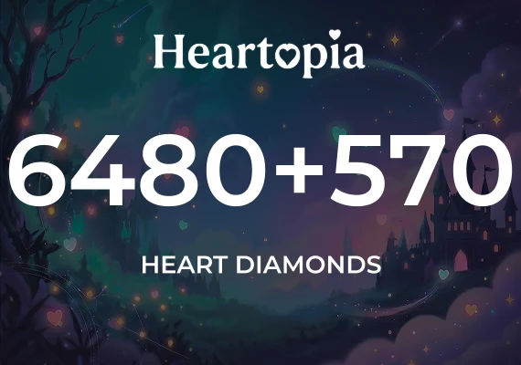 Heartopia - 6480+570 Heart Diamonds