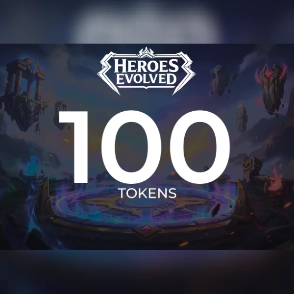 Heroes Evolved - 100 Tokens Direct Top-Up - GLOBAL