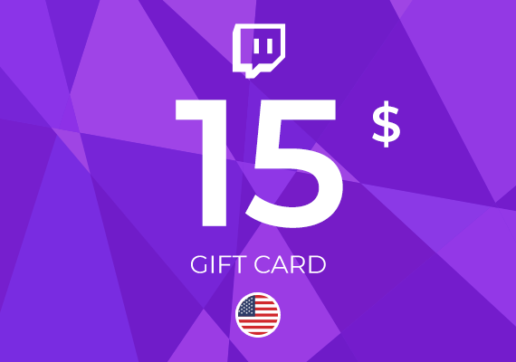 Twitch Gift Card 15 USD Twitch Gift Card 15 USD