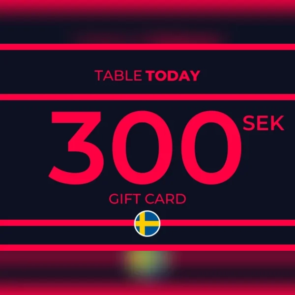 TableToday Gift Card 300 SEK Key - SWEDEN