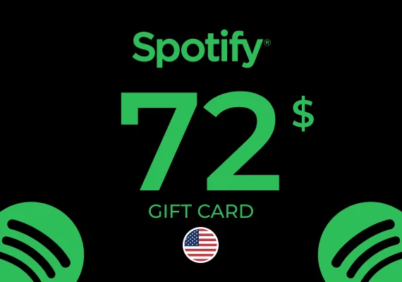 Spotify Gift Card 72 USD
