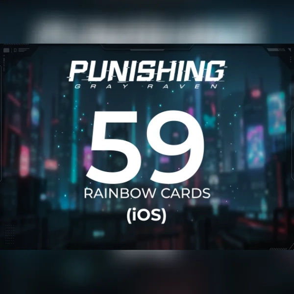 Punishing Gray Raven - 59 Rainbow Cards (iOS) Direct Top-Up - GLOBAL