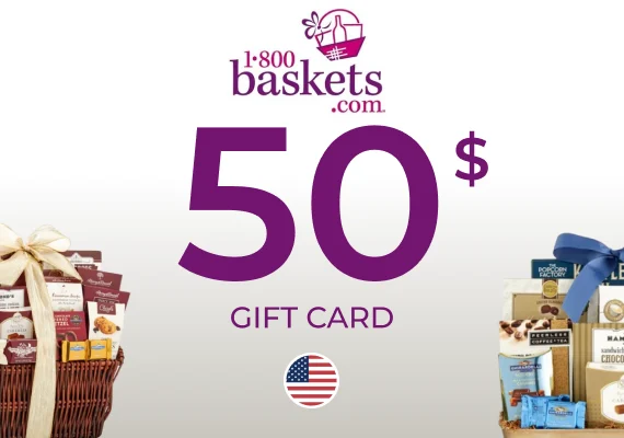 1-800-Baskets Gift Card 50 USD 1-800-Baskets Gift Card 50 USD