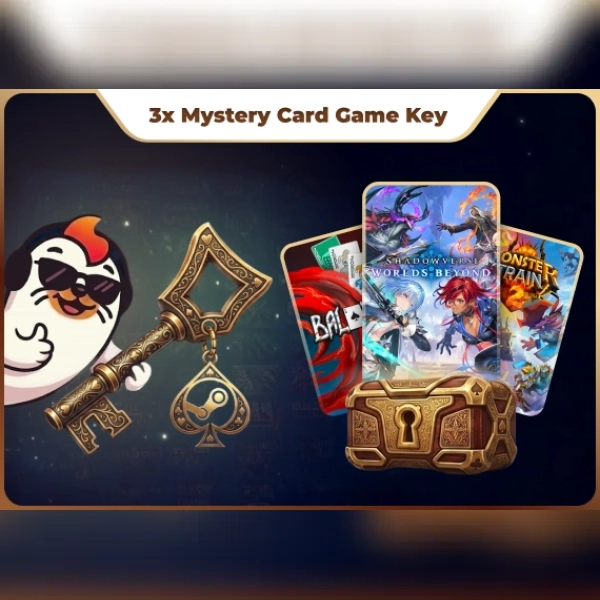 3x Card Game Mystery Steam Keys