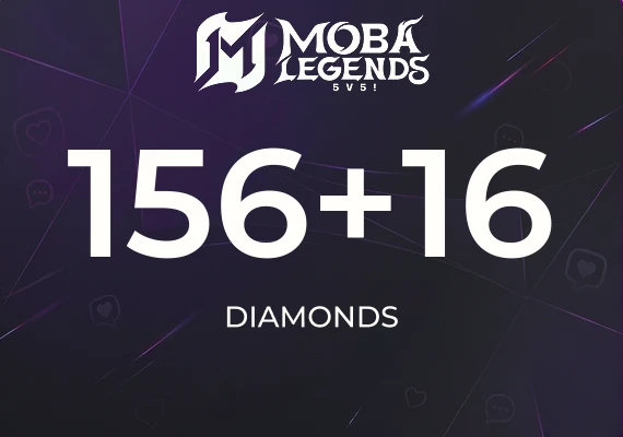 Moba Legends - 156 Diamonds + 16 Bonus