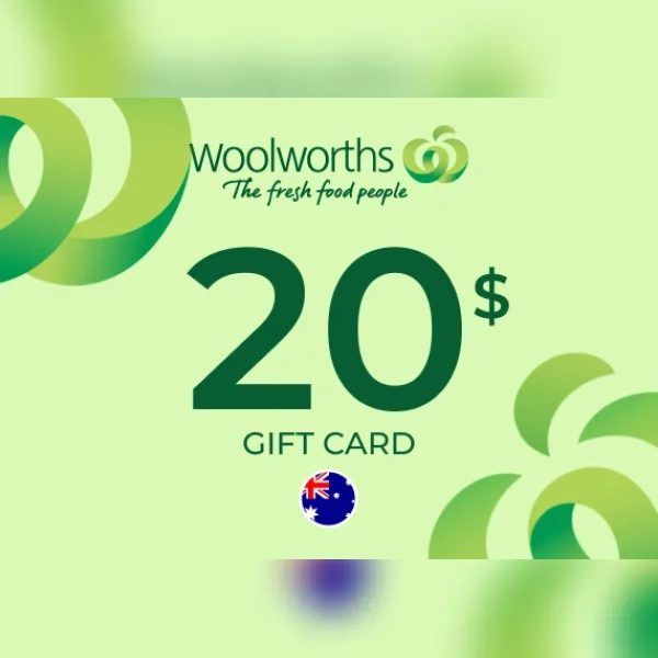 Woolworths Supermarket Gift Card 20 AUD Key - AUSTRALIA