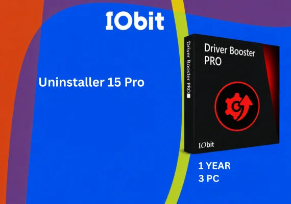 IObit Uninstaller 15 Pro Key (1 Year / 3 PCs) - GLOBAL   