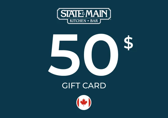 State & Main Gift Card 50 CAD