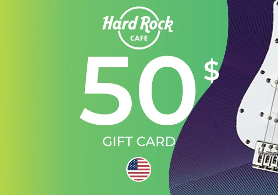 Hard Rock Cafe Gift Card 50 USD Key - UNITED STATES