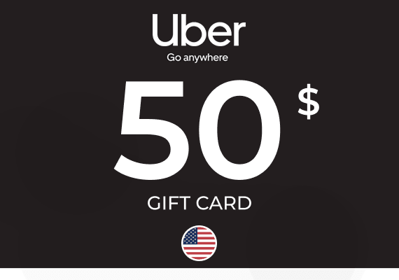 Uber Rides Gift Card 50 USD